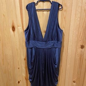 BCBGMaxAzria Size Medium Navy Blue Cocktail Dress